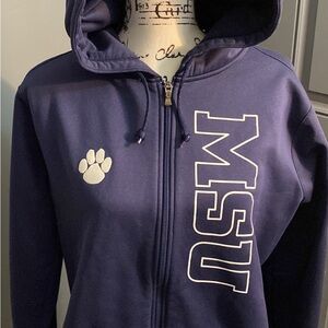 MSU Navy Blue Hoodie woman’s extra large